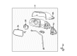 Chevy Equinox Mirror Cover Diagram - 20826666
