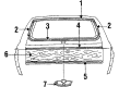 Chevy Impala Emblem Diagram - 20109057