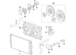 Chevy Equinox Water Pump Gasket Diagram - 25201460