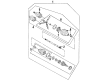 Oldsmobile Cutlass Axle Shaft Diagram - 26040719