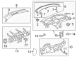 Chevy Dash Panel Vent Portion Covers Diagram - 22953926