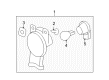 Pontiac Light Socket Diagram - 15306188
