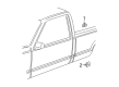 2002 Chevy Silverado 1500 Door Moldings Diagram - 15045319
