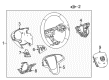Cadillac Steering Wheel Diagram - 22870415