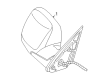 2005 Chevy Avalanche 2500 Side View Mirrors Diagram - 15124833