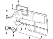 1994 Oldsmobile Silhouette Door Moldings Diagram - 10187541