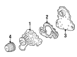 GMC Water Pump Gasket Diagram - 12553488