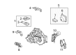 Saturn Engine Mount Bracket Diagram - 90575018