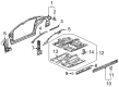 Saturn Floor Pan Diagram - 15922880