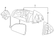 Chevy Cobalt Mirror Cover Diagram - 25831896