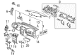 2006 Chevy Trailblazer Dash Panel Vent Portion Covers Diagram - 15891497