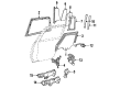 Cadillac DeVille Door Handle Diagram - 20734013