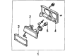 Oldsmobile Cutlass Salon Headlight Diagram - 16505842