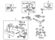 2005 Chevy Silverado 2500 HD Center Console Base Diagram - 88987009