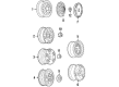 Oldsmobile Calais Emblem Diagram - 22520008
