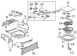 Chevy Silverado 1500 Interior Light Bulb Diagram - 9431808