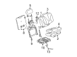 2005 Chevy Silverado 2500 HD Seat Cushion Pad Diagram - 88941585