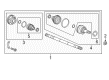 Chevy Camaro CV Boot Diagram - 84138229