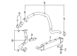 2008 Chevy Cobalt Cooling Hose Diagram - 25912407