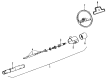 Pontiac Steering Column Cover Diagram - 26016295