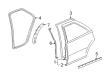 2002 Cadillac Seville Door Latch Assembly Diagram - 16634582