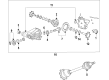 Cadillac Drive Shaft Diagram - 84997911