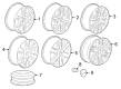 2020 GMC Acadia Spare Wheel Diagram - 22996320