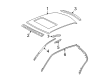 2005 Cadillac DeVille Door Seal Diagram - 20944507
