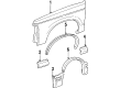 GMC S15 Jimmy Door Moldings Diagram - 15630002