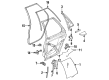 Saturn Door Check Diagram - 21096143
