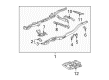Chevy Rear Crossmember Diagram - 15672405