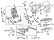 2016 Buick Envision Seat Cushion Pad Diagram - 23267190