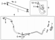 Chevy Silverado 2500 HD Automatic Transmission Oil Cooler Line Diagram - 85584364