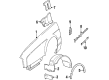 Cadillac Allante Emblem Diagram - 1635338