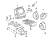 Chevy Silverado 2500 HD Car Speakers Diagram - 15186674