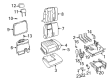 2005 Pontiac Aztek Seat Cushion Pad Diagram - 88895042