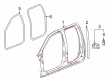 Chevy Silverado 3500 HD Weather Strip Diagram - 23446714