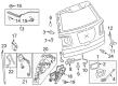 Chevy Equinox Door Striker Diagram - 15866431