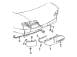 Pontiac Light Socket Diagram - 89025036
