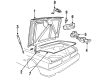 Cadillac Trunk Lock Cylinder Diagram - 1646201