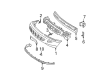 Chevy Cavalier Bumper Diagram - 12335540