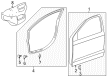 Pontiac Vibe Window Regulator Diagram - 19184248