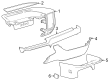 Chevy Silverado 1500 Dash Panel Vent Portion Covers Diagram - 85531381