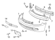 Chevy Cavalier Bumper Diagram - 12335575