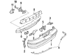 Chevy Impala Bumper Diagram - 10214405