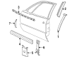 1995 Buick Park Avenue Door Moldings Diagram - 25615040