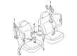 2000 GMC Sonoma Seat Belt Diagram - 12477768
