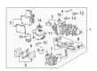 2008 Hummer H3 Brake Master Cylinder Diagram - 19258790