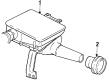 Oldsmobile Toronado Air Filter Diagram - 25043473