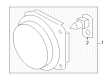 Hummer H3T Fog Light Diagram - 25949923